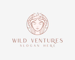 Woman Beauty Salon logo design