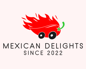 Spicy Mexican Food Delivery  logo design