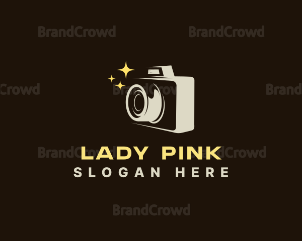 Sparkling Photography Camera Logo