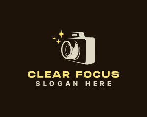 Focus - Sparkling Photography Camera logo design