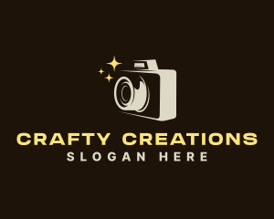 Hobby - Sparkling Photography Camera logo design