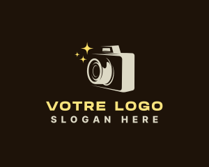 Focus - Sparkling Photography Camera logo design