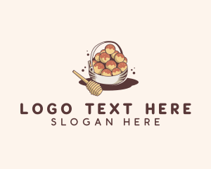 Pastry Chef - Honey Pastry Basket logo design