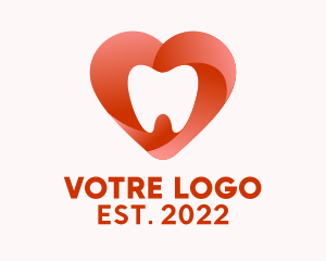 Oral Care - Heart Dental Clinic logo design