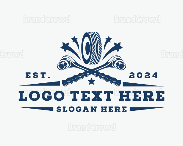 Automotive Tire Socket Wrench Logo