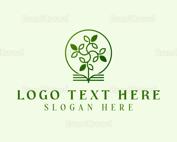 Wellness Tree Plant Logo