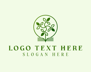 Environmental - Wellness Tree Plant logo design