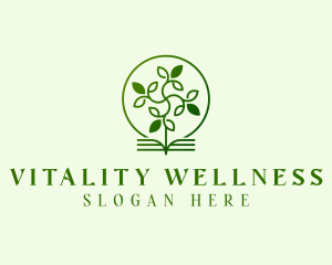 Wellness Tree Plant logo design