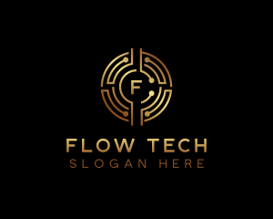 Fintech Cryptocurrency logo design