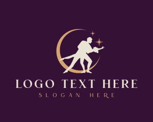 Theater - Ballerina Dance Performer logo design