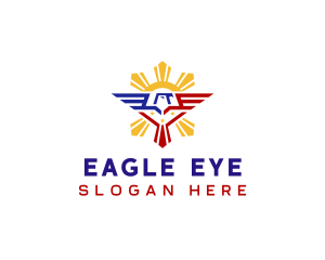 Sun Philippine Eagle logo design