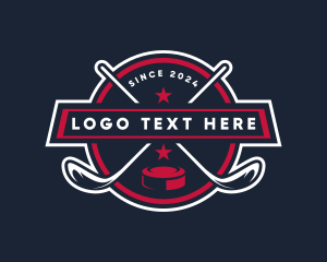Hockey Stick - Championship Hockey League logo design