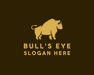 Trading Bull Fighting logo design