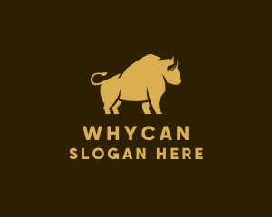 Golden Bull Fighting logo design