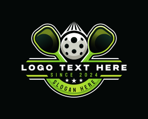 Paddle - Pickleball Tournament Sports logo design