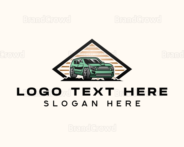 Car Detailing SUV Logo