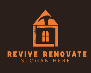 Renovate - House Renovation Tools logo design