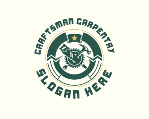 Carpenter - Handyman Carpenter Tools logo design