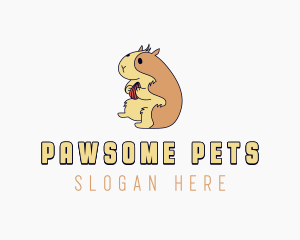 Pet Hamster logo design