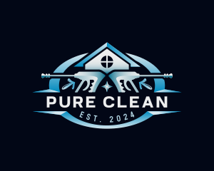 Pressure Cleaning Maintenance logo design