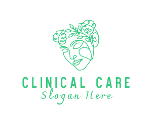 Botanical Lady Facial Care logo design