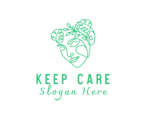 Botanical Lady Facial Care logo design