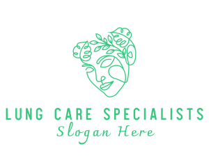 Botanical Lady Facial Care logo design