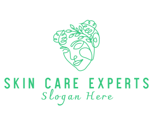 Botanical Lady Facial Care logo design