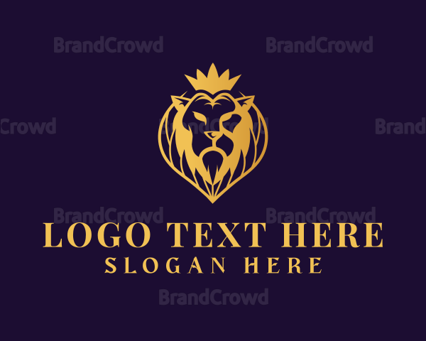 Royal Lion Crown Jewelry Logo