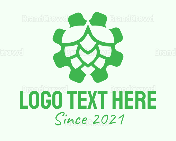 Green Gear Hop Logo