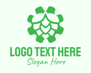 Green Gear Hop  Logo
