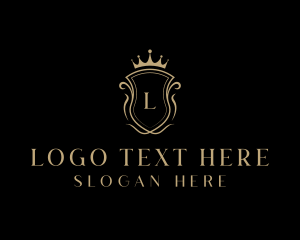Regal - Crown Royalty Shield logo design