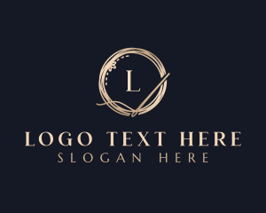 Thread - Luxury Needle Tailoring logo design