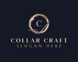 Luxury Needle Tailoring logo design