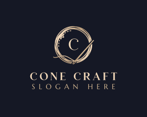 Luxury Needle Tailoring logo design