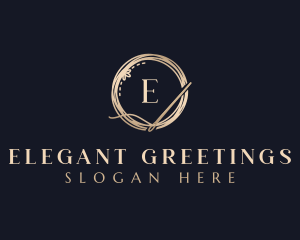 Luxury Needle Tailoring logo design