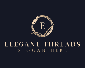 Luxury Needle Tailoring logo design