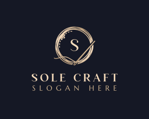 Luxury Needle Tailoring logo design