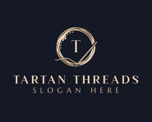 Luxury Needle Tailoring logo design