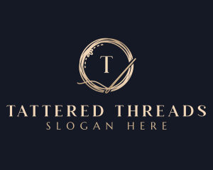 Luxury Needle Tailoring logo design