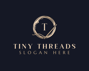 Luxury Needle Tailoring logo design