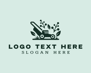 Landscaper - Gardening Lawn Mower logo design