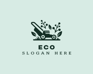 Gardening Lawn Mower  Logo