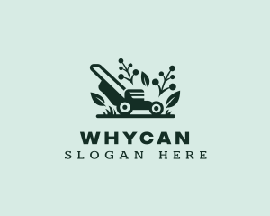 Gardening Lawn Mower  Logo