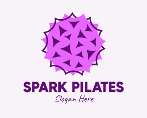 Violet Spiky Virus Logo