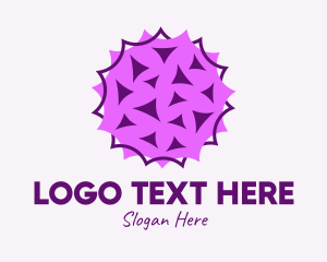 Violet Spiky Virus Logo
