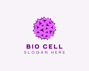 Microorganism - Spiky Germ Virus logo design