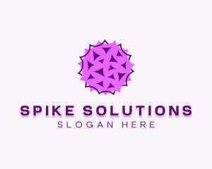 Spike - Spiky Germ Virus logo design