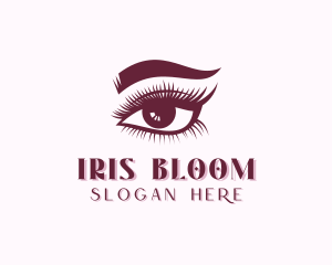 Iris - Cosmetologist Eyelash Salon logo design