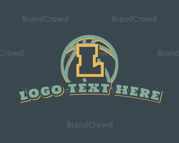 Basketball Sports League Logo